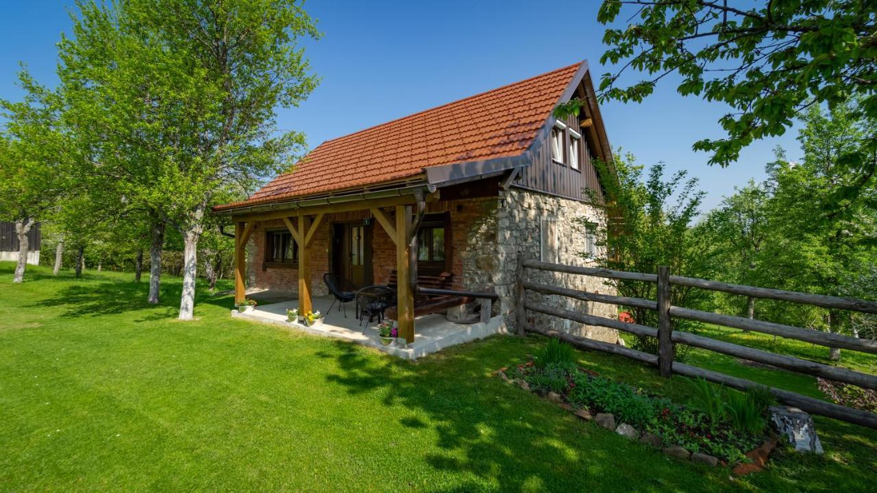 Holiday Home "Sleme" With Jacuzzi, Big Garden And Arbor With Fireplace Skrad Exterior photo