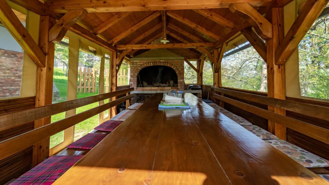 Holiday Home "Sleme" With Jacuzzi, Big Garden And Arbor With Fireplace Skrad Exterior photo