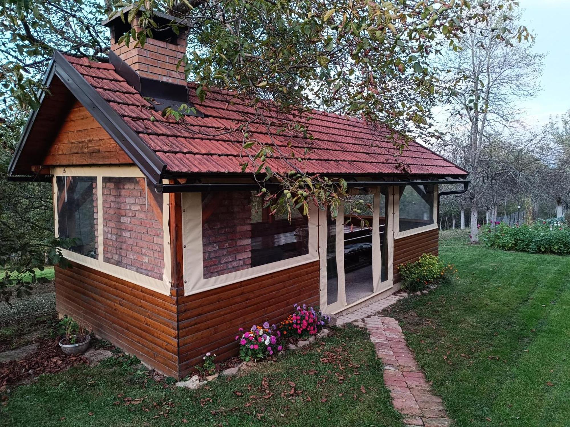 Holiday Home "Sleme" With Jacuzzi, Big Garden And Arbor With Fireplace Skrad Exterior photo